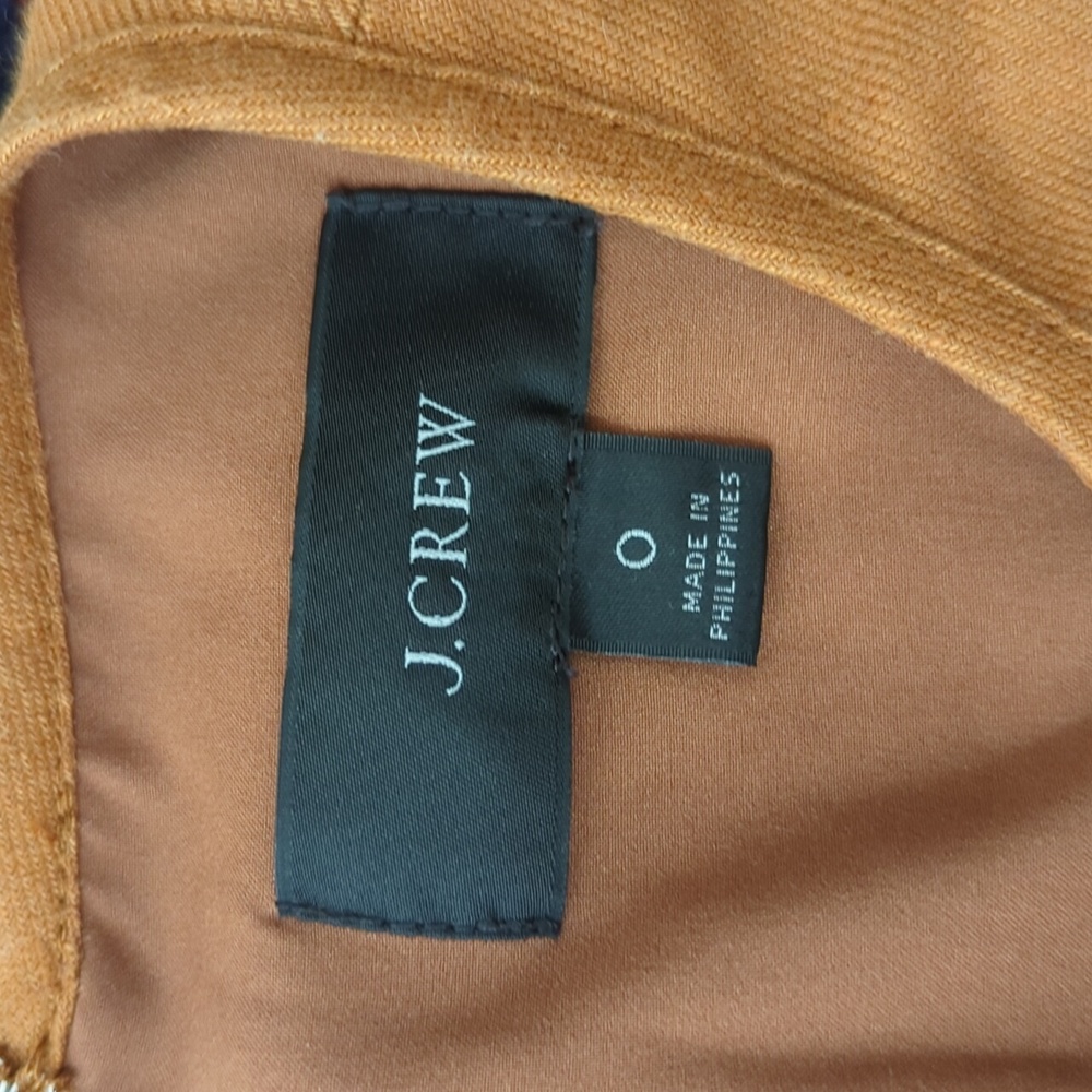 Tan Gold Clasp A line Dress - Picture 5 of 6